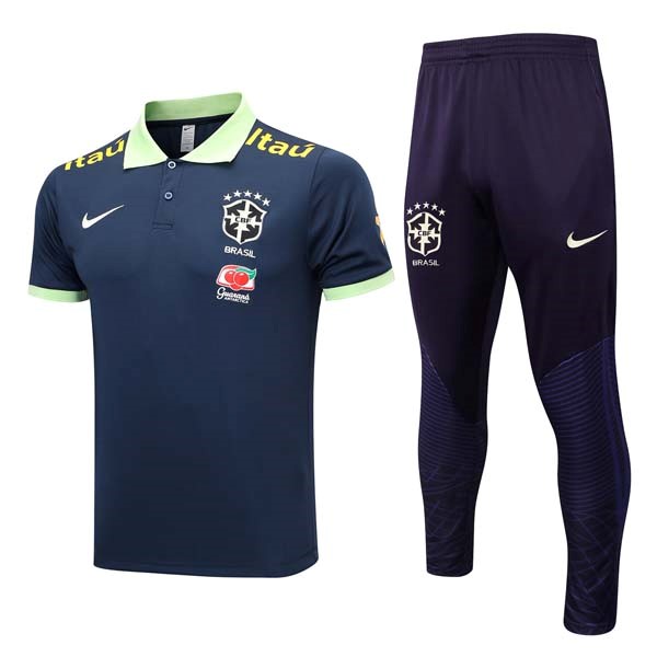 Polo Brasil Conjunto Completo 2023/2024 Azul 2